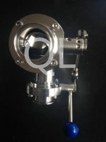 Sanitary Stainless Steel Tri Clamp Butterfly Valve New Tpye
