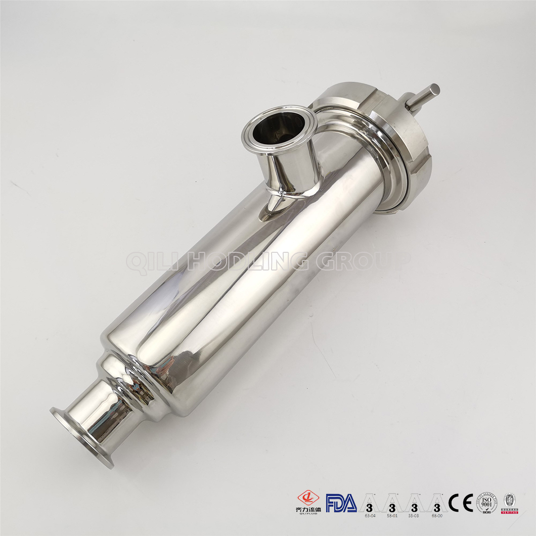 Stainless Steel Flow Control Clamped Angle Type Filter