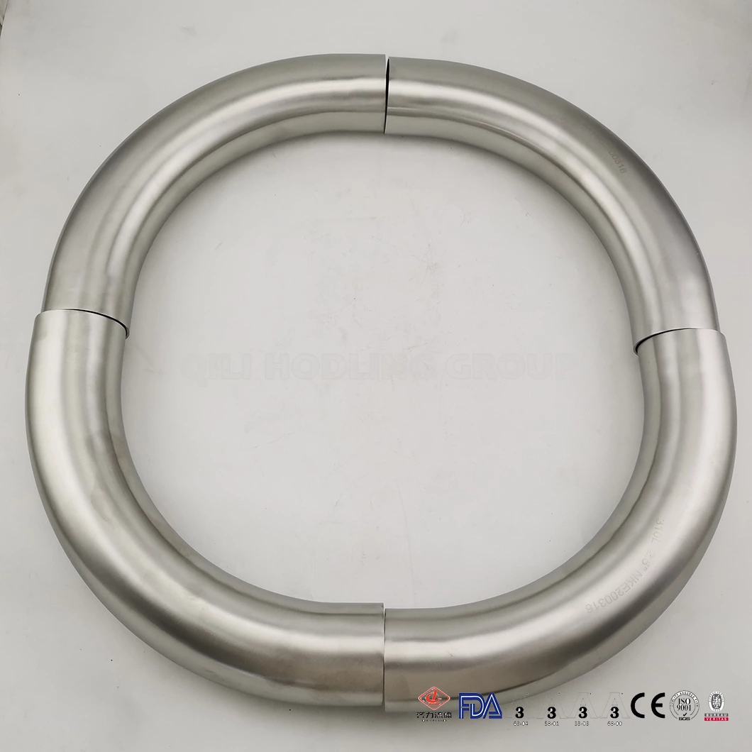 Stainless Steel Elbow Bends Custom-made Radius of 3D