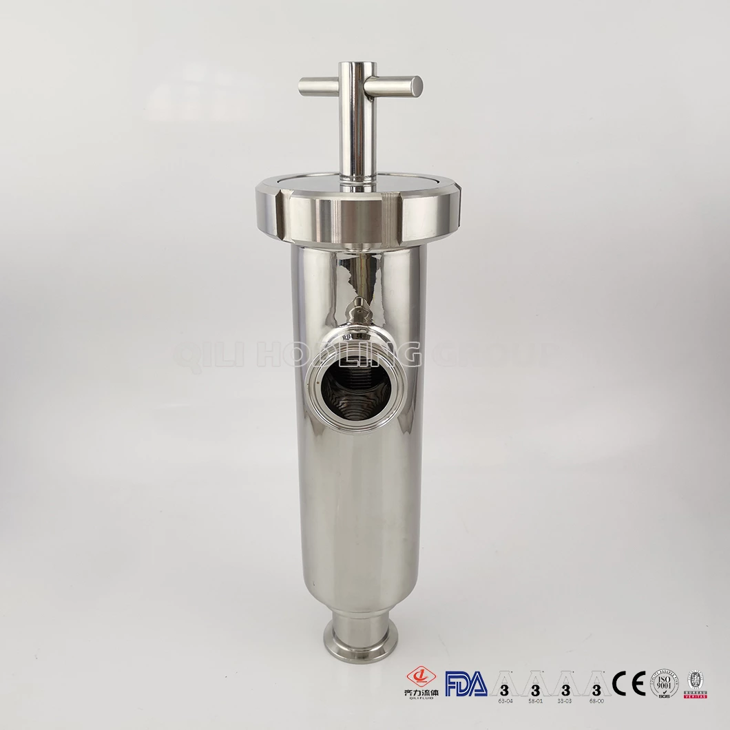 Stainless Steel Flow Control Clamped Angle Type Filter