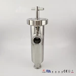 Stainless Steel Flow Control Clamped Angle Type Filter
