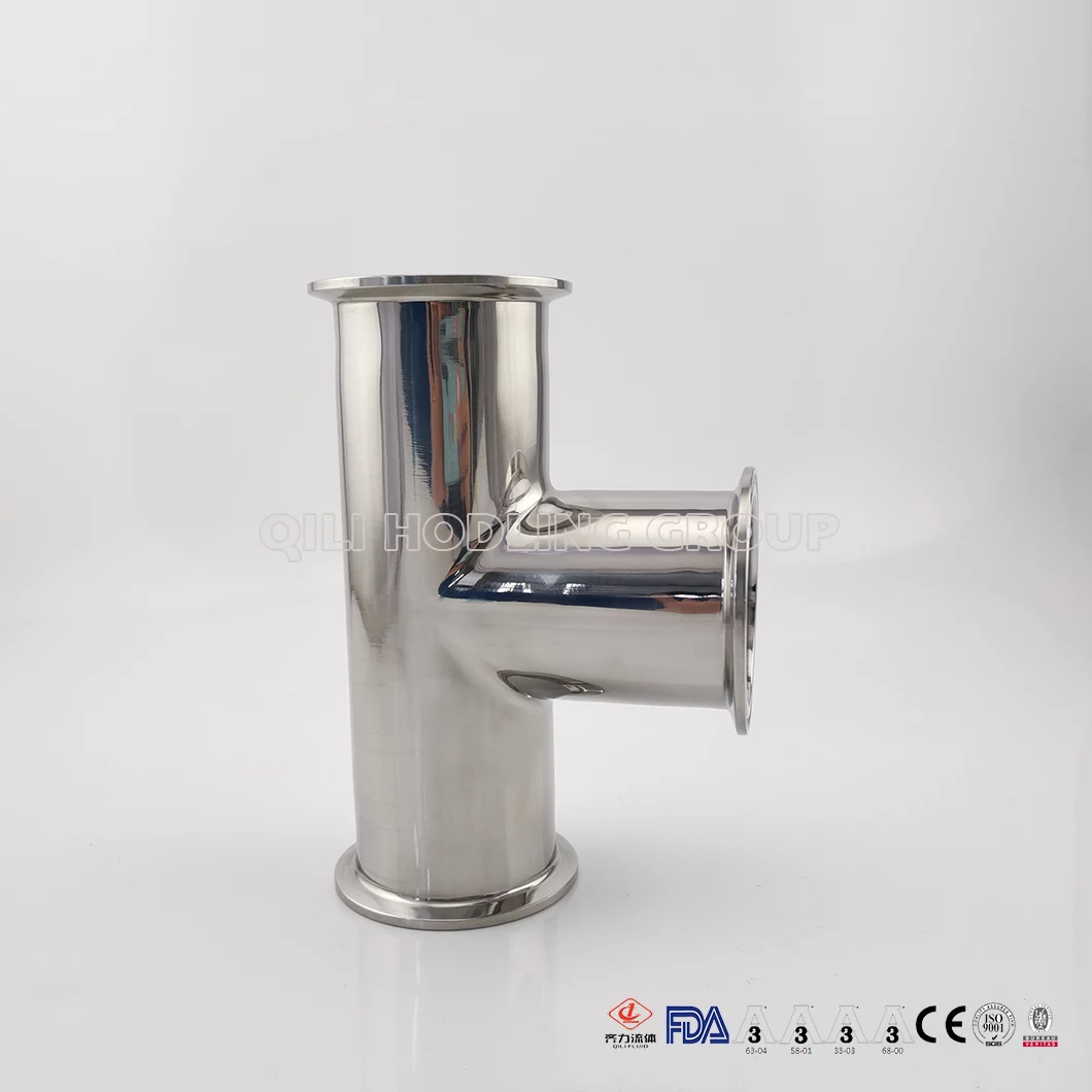 Electricity Polishing Hygienic Tri Clamp Tee, Elbow, Reducer Pipe Fittings