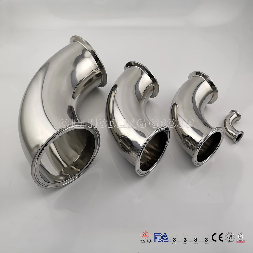 Sanitary Stainless Steel Pipe Fittings Elbow, Tee, Reducer with Electricity Polishing