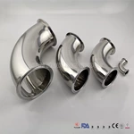 Sanitary Stainless Steel Pipe Fittings Elbow, Tee, Reducer with Electricity Polishing