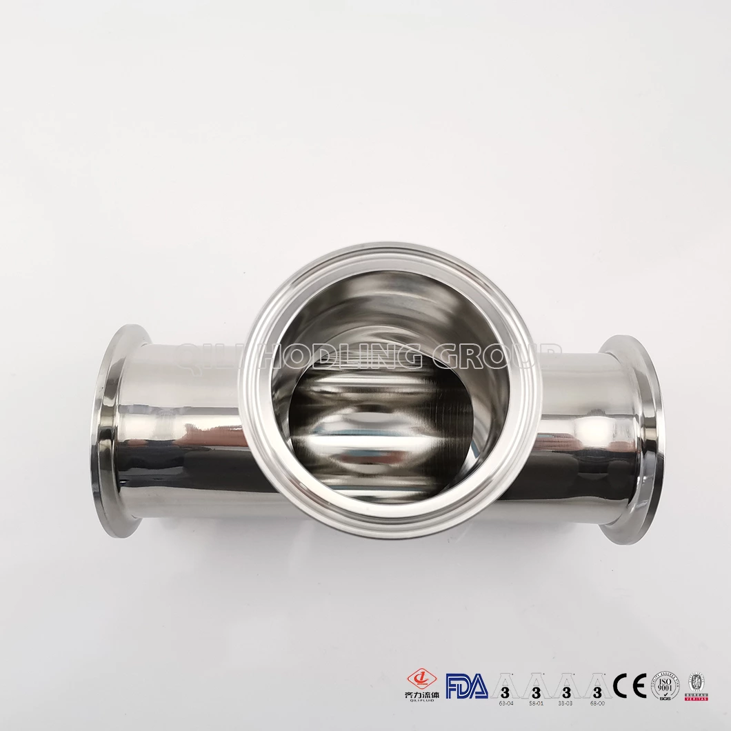 Electricity Polishing Hygienic Tri Clamp Tee, Elbow, Reducer Pipe Fittings