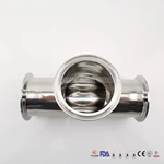 Electricity Polishing Hygienic Tri Clamp Tee, Elbow, Reducer Pipe Fittings