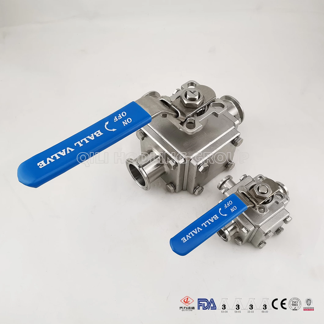 Stainless Steel 3 Way T Or L Type Ball Valves