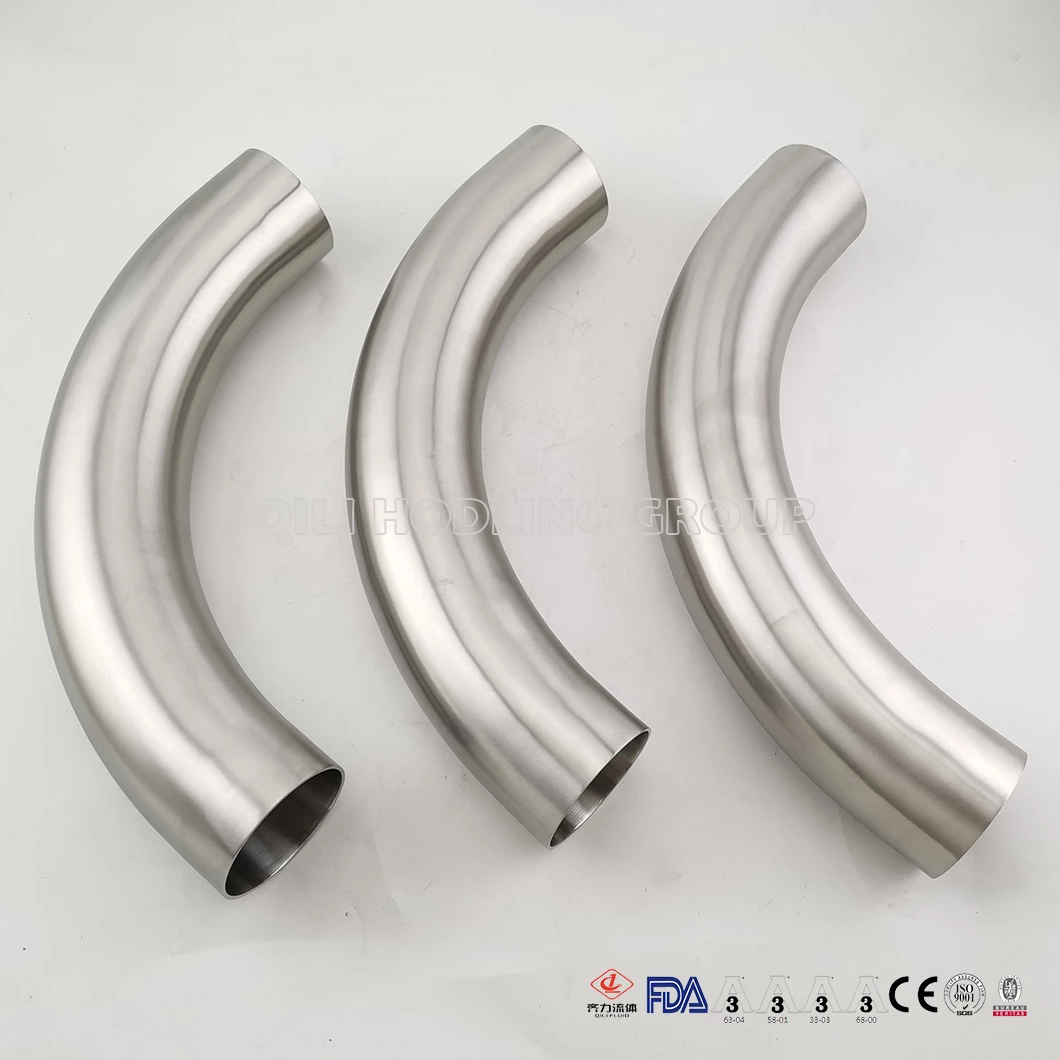 Stainless Steel Elbow Bends Custom-made Radius of 3D