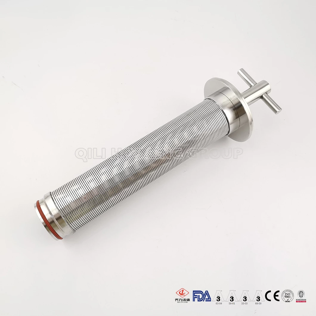 Stainless Steel Flow Control Clamped Angle Type Filter