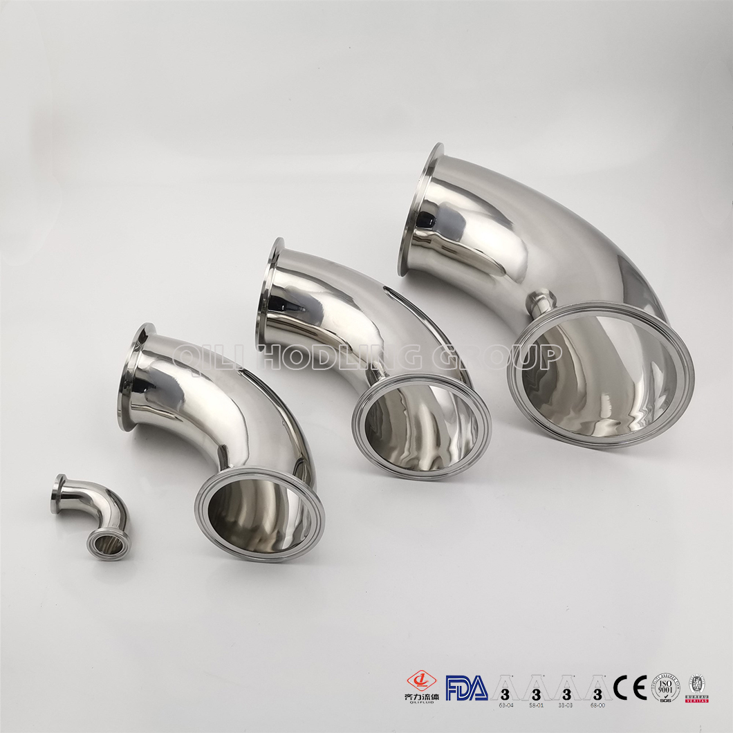 Sanitary Stainless Steel Pipe Fittings Elbow, Tee, Reducer with Electricity Polishing