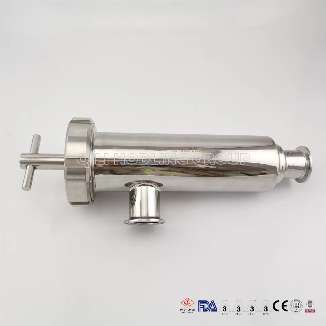 Stainless Steel Flow Control Clamped Angle Type Filter
