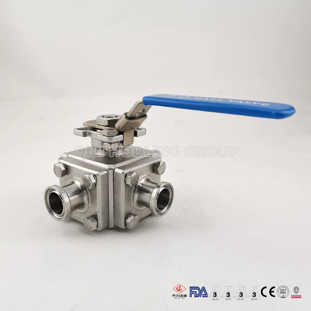 Stainless Steel 3 Way T Or L Type Ball Valves