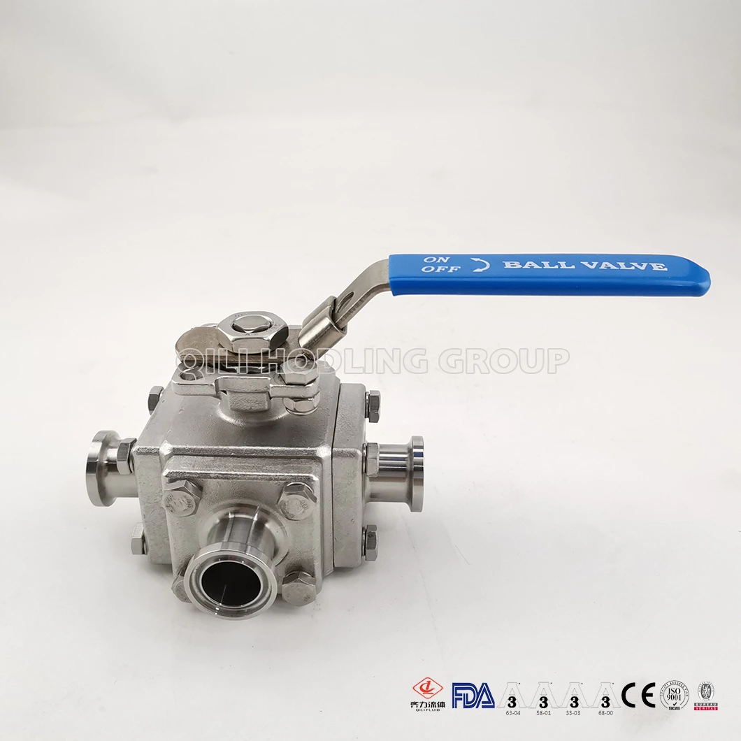 Stainless Steel 3 Way T Or L Type Ball Valves