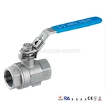 Sanitary Threaded 2PCS Ball Valve with Lock