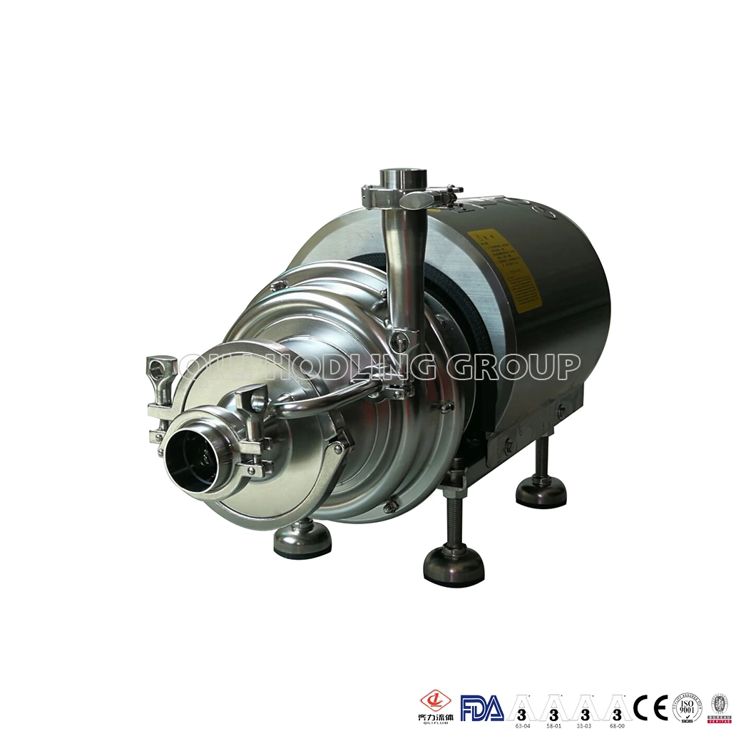 Sanitary Stainless Steel Milk Water Fluid Self Priming Pump