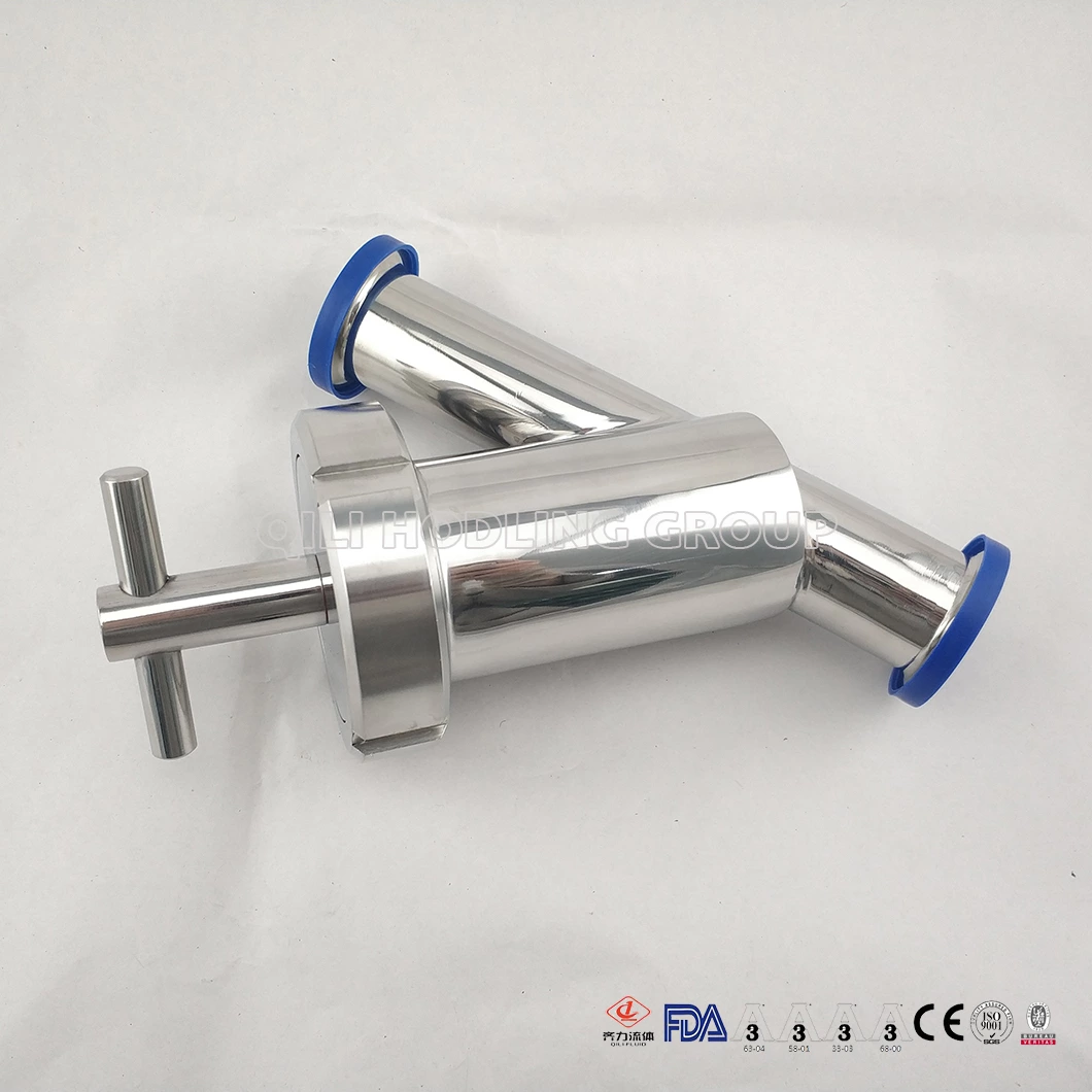 Sanitary Stainless Steel 304/316L Y Type Tube Filter/ Strainer