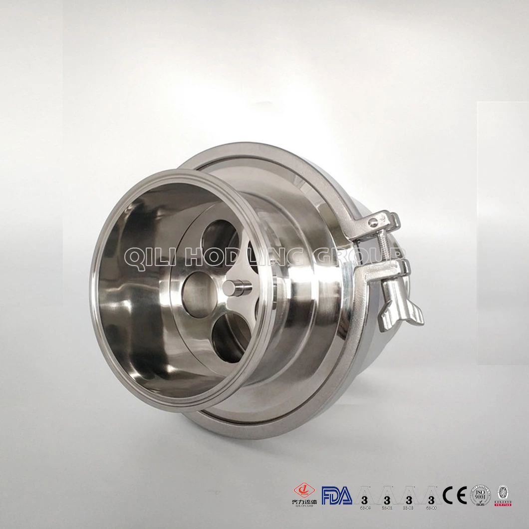 Sanitary SS Tri-clamp 304&316L 6'' Check Valve