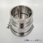 Sanitary SS Tri-clamp 304&316L 6'' Check Valve