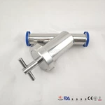 Sanitary Stainless Steel 304/316L Y Type Tube Filter/ Strainer