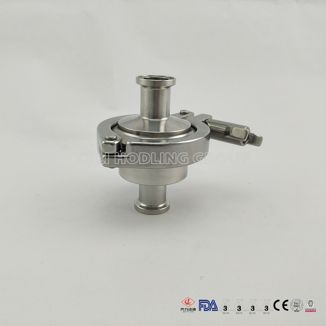 Stainless Steel 304 Or 316 Tri-Clamp customized Check Valve for Food Pipe Prevent Backward Flow of Liquid