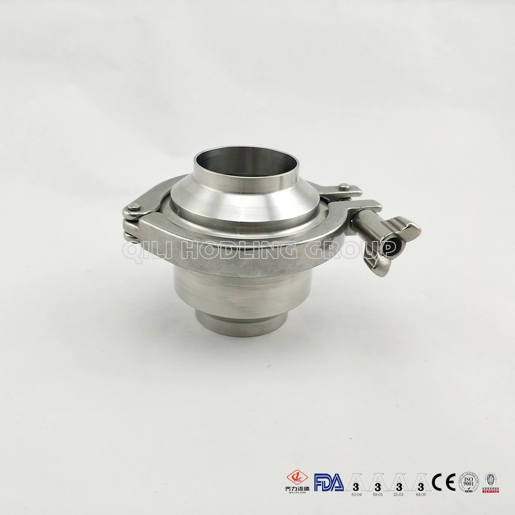 SS 304 Sanitary Stainless Steel Double Weld Non Return