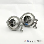 SS 304 Sanitary Stainless Steel Double Weld Non Return