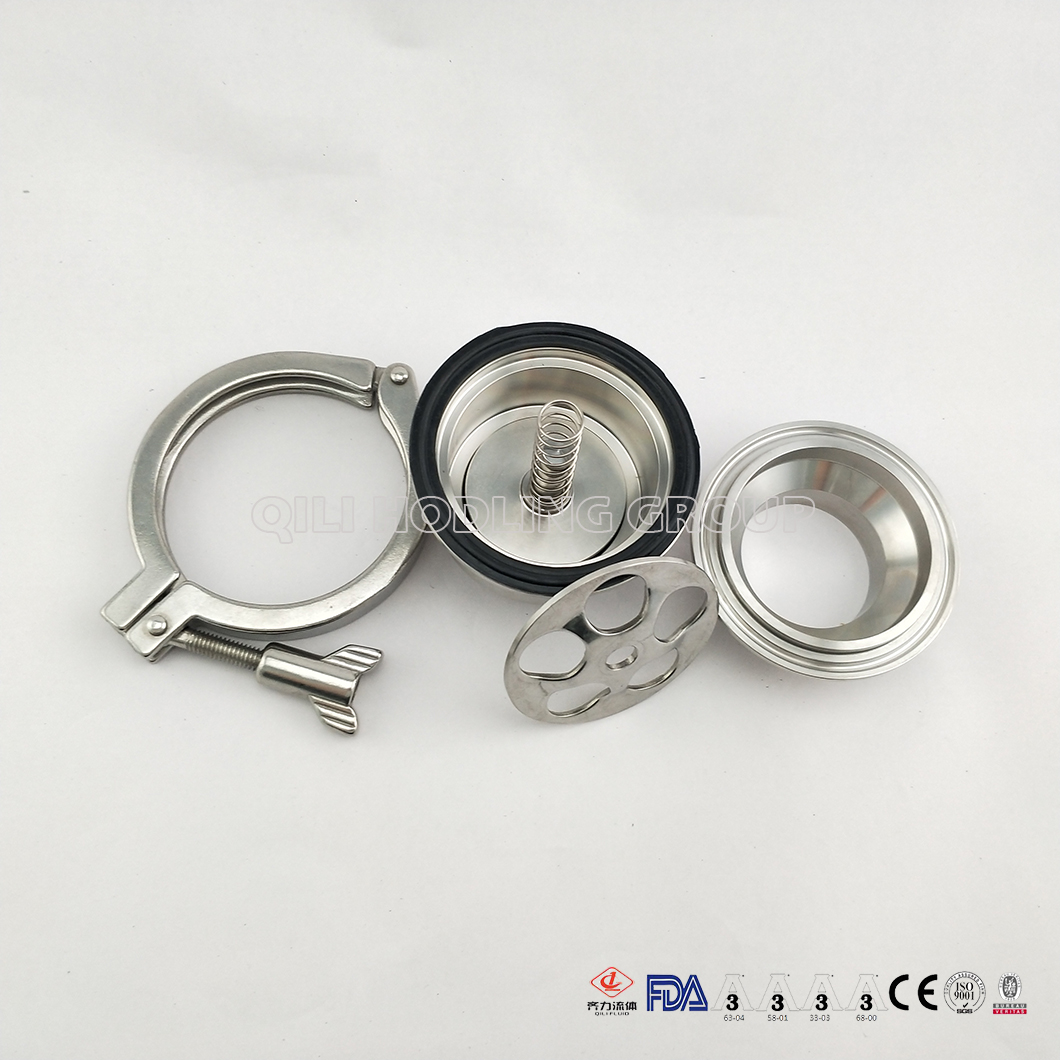 Stainless Steel 304 Or 316 Tri-Clamp customized Check Valve for Food Pipe Prevent Backward Flow of Liquid
