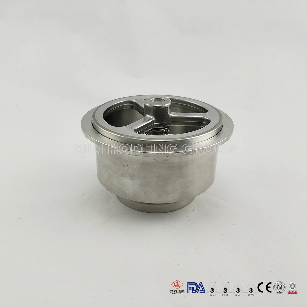 304 316L Stainless Steel Sanitary Non Return Welded Check Valve