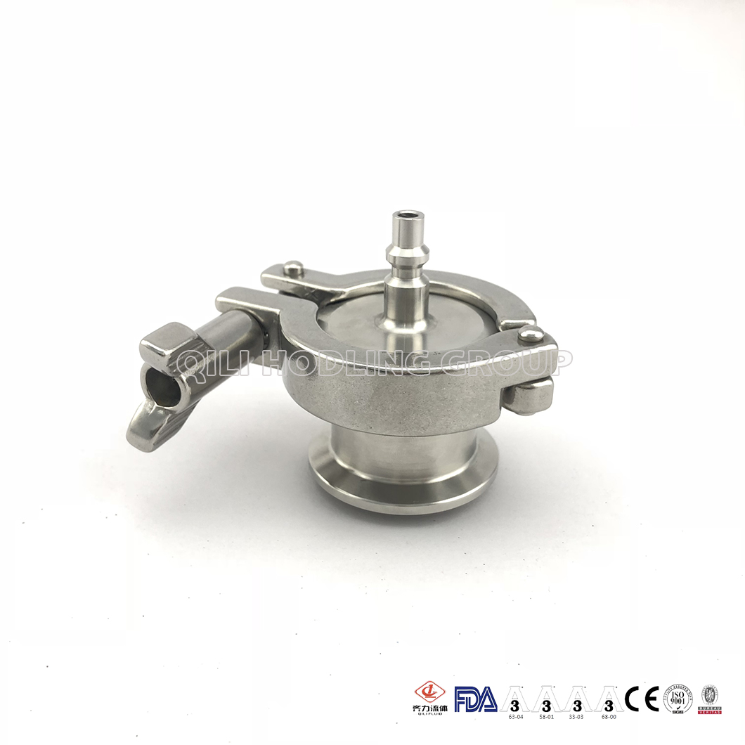 Stainless Steel 316L Sanitary Air Blow Check Valve 1inch Tube OD Quick Disconnect