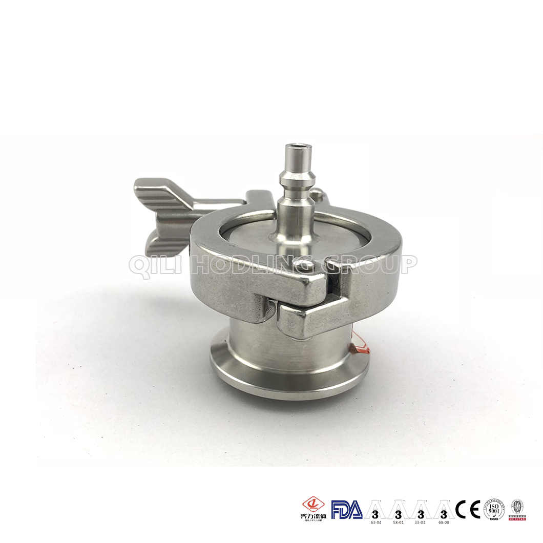 Stainless Steel 316L Sanitary Air Blow Check Valve 1inch Tube OD Quick Disconnect