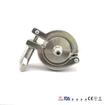 Air Blow Check Valve Clamp T316 W Thermometer Cap EPDM 4inch