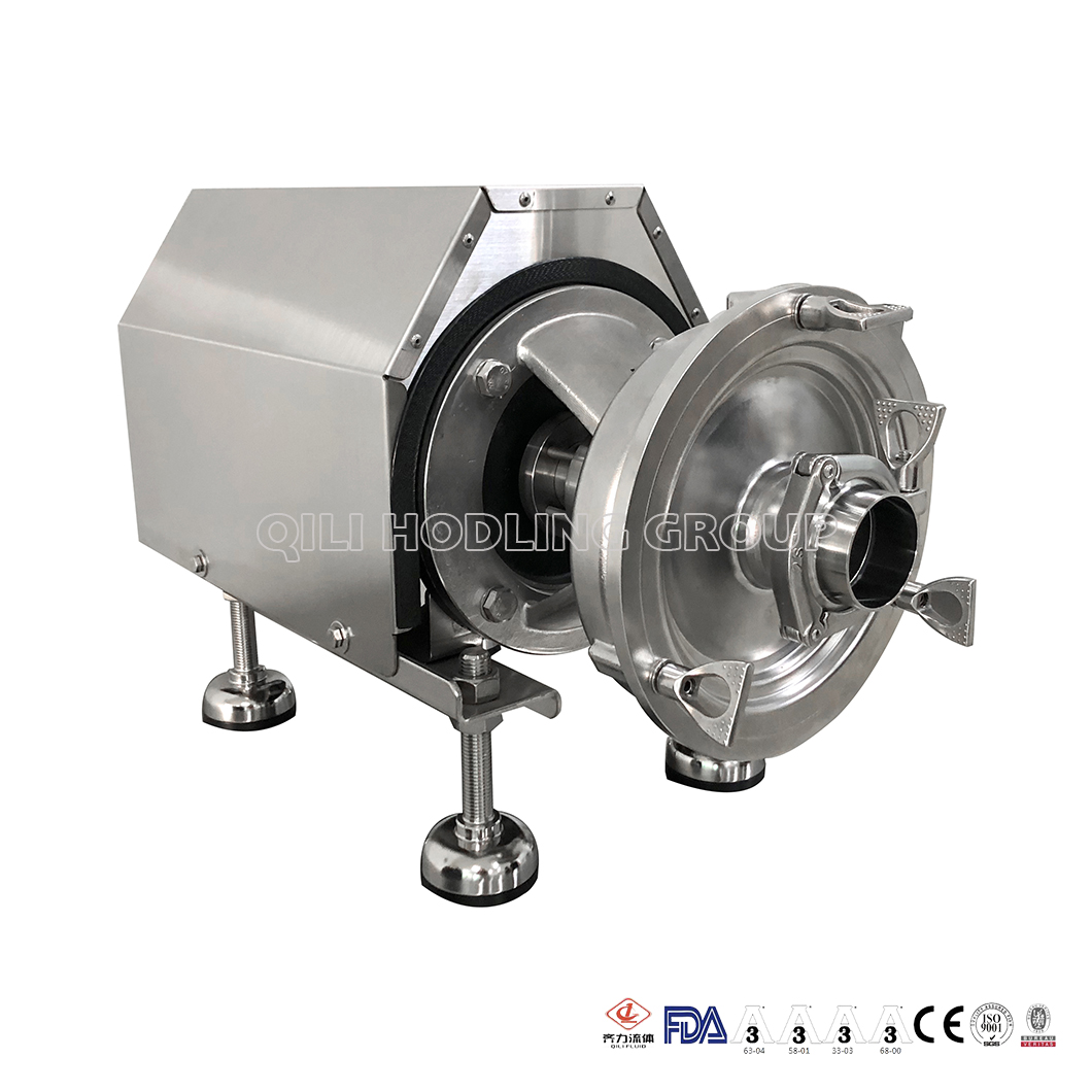High Performance Stainless Steel Sanitary Vertical Centrifugal Pump For Beverage Wine Processing