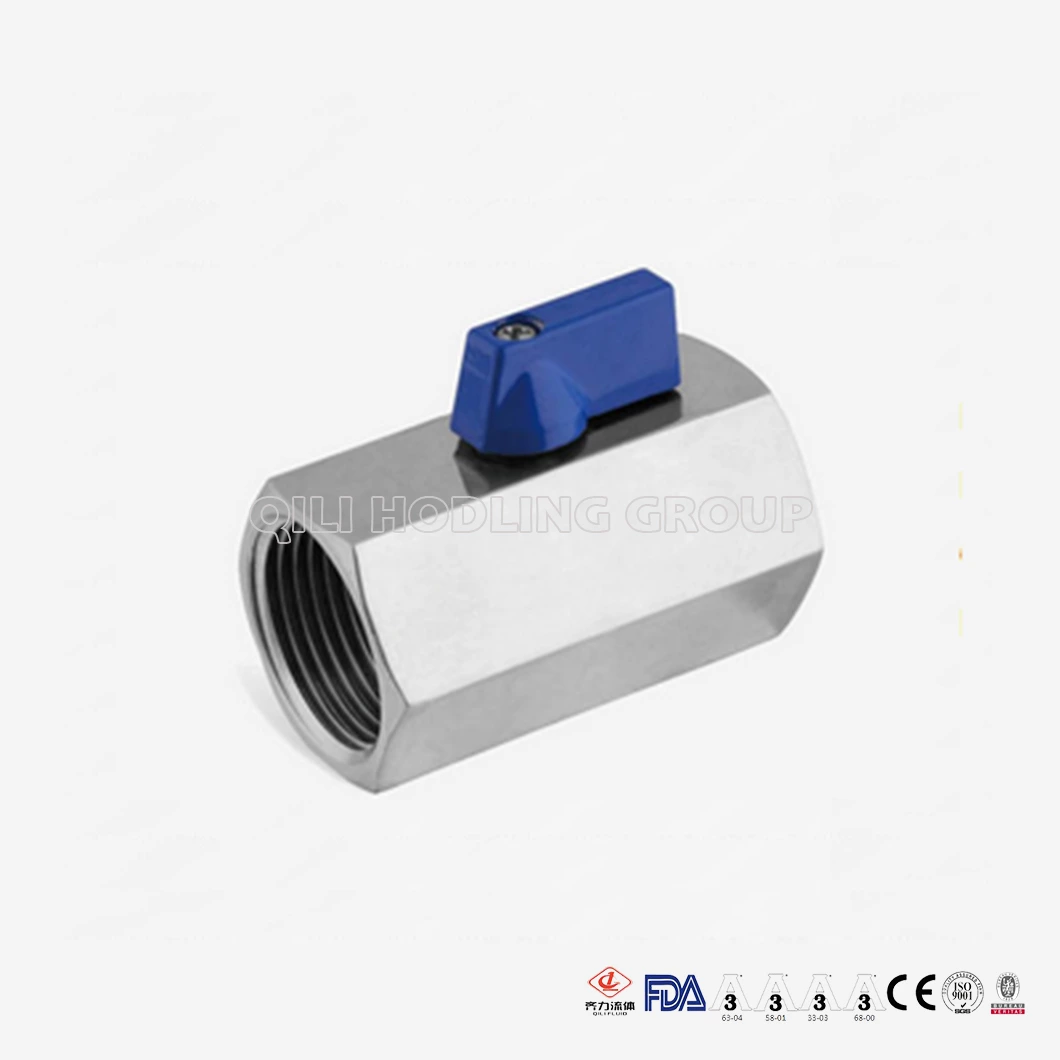 Sanitary Stainless Steel Mini Ball Valve FF