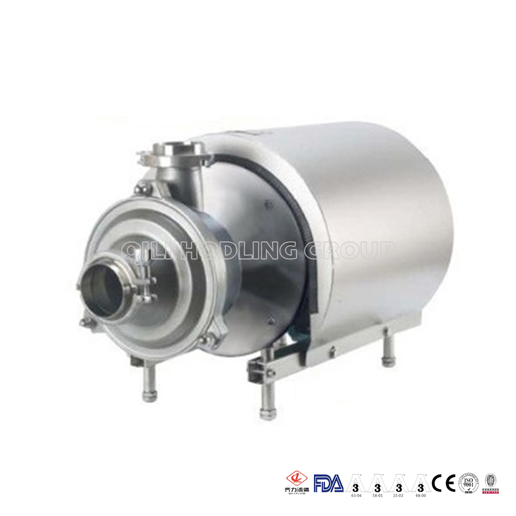 High Performance Stainless Steel Sanitary Vertical Centrifugal Pump For Beverage Wine Processing