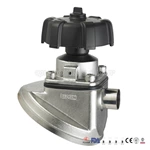 Stainless Steel 316L Dn40 Tank Bottom Diaphragm Valve Sanitary