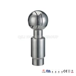 Rotary Hydraulic Spray Nozzle Head Stainless Steel Cleaning Ball for Washing