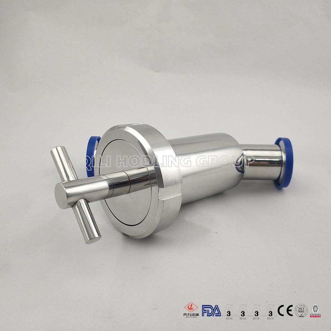Stainless Steel Y Type BALL CHECK VALVE for Air, Water, Beer Brew Dairy with Clamp Connection meet 3-A