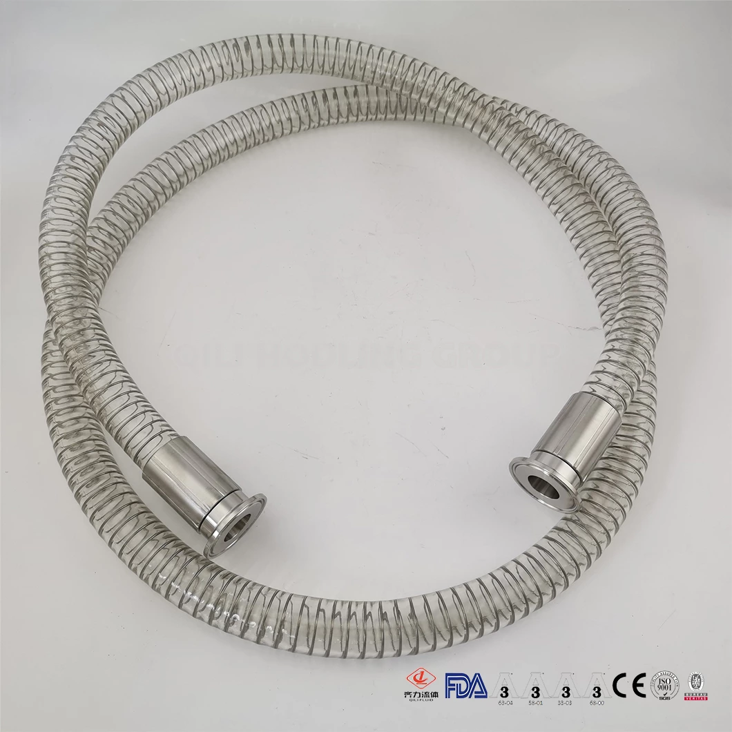 Clear Flexible PU Steel Wire Reinforced Hose