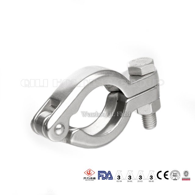 Stainless Steel Sanitary Single Pin Heavy Duty Tri Clamp Pipe Fittings