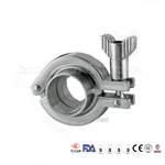 Sanitary Stainless Steel Ss 304/316L High Pressure Tri-Clamp Stainless Steel Pipe Clamp Fitting
