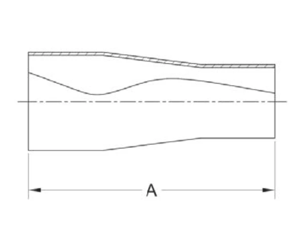 ASME BPE fittings S31 CONCENTRIC REDUCER TANGENT WELD ENDS