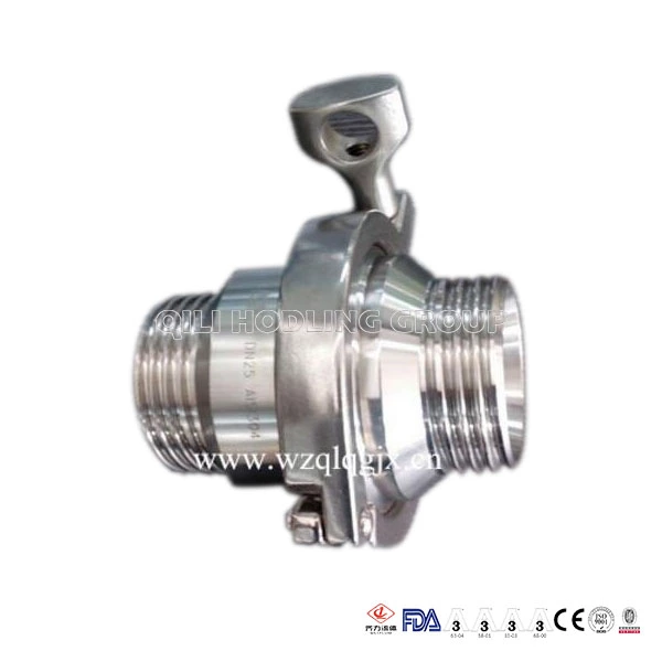 Sanitary Stainless Steel Maled Threaded Check Valve