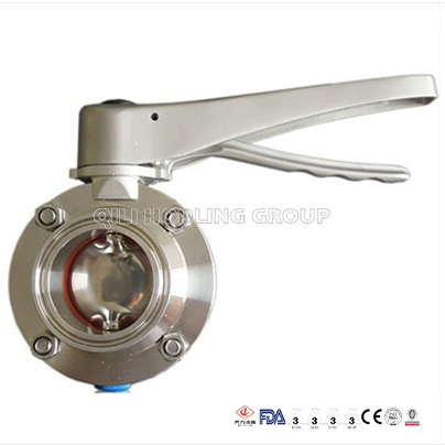 B5101 Series Butterfly Valve With Trigger Handle Clamp End