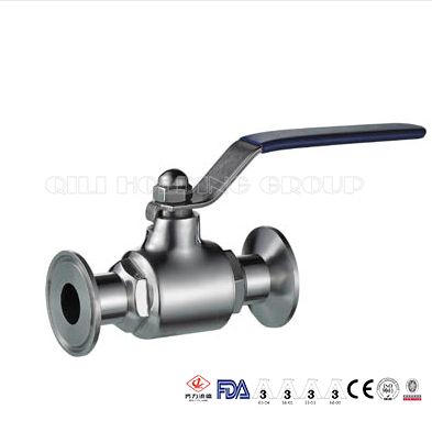 Sanitary Stainless Steel Clamped Straight Ball Valve