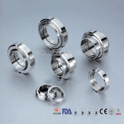 304/316/304L/316L DIN, SMS, ISO Standard Sanitary Stainless Steel Rotary Union Pipe Union