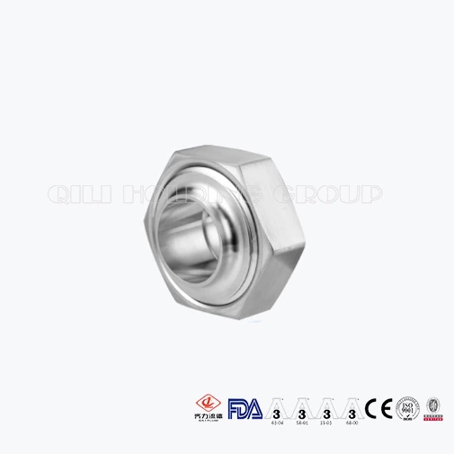 Stainless Steel Sanitary IDF Hexagon Nut Union