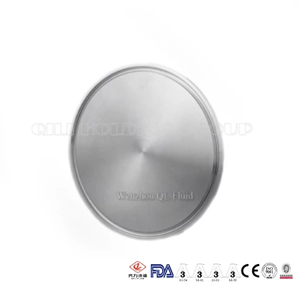 Sanitary stainless steel tri clamp 16AMP solid end cap blind