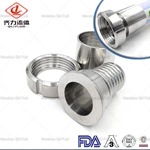 14MPHR Sanitary Style Crimp Stem Clamp End Hose Shank