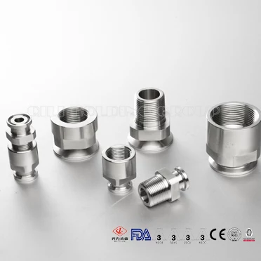 Sanitary Stainless Steel Female NPT Clamp Adapter 22MP