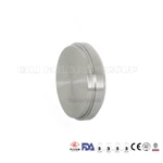 Sanitary Stainless Steel Plain Bevel Seat Solid End Caps 16A